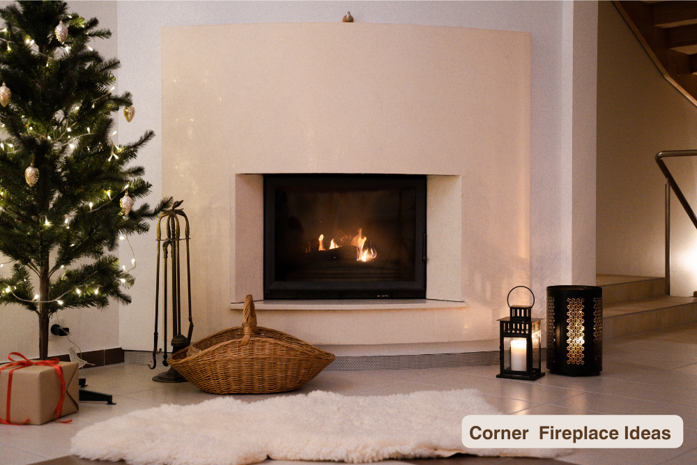 10 Corner Fireplace Ideas – The Hot Spot of your Home